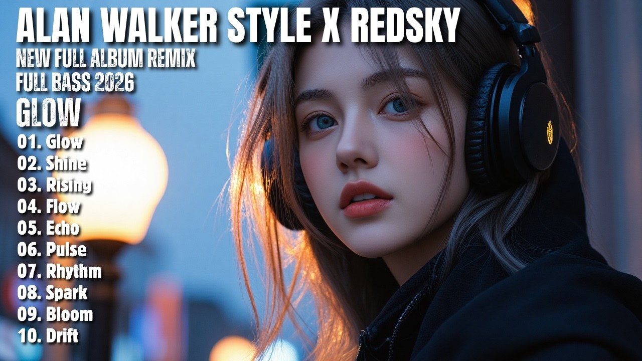 ALAN WALKER STYLE X REDSKY || GLOW || NEW FULL ALBUM 2026