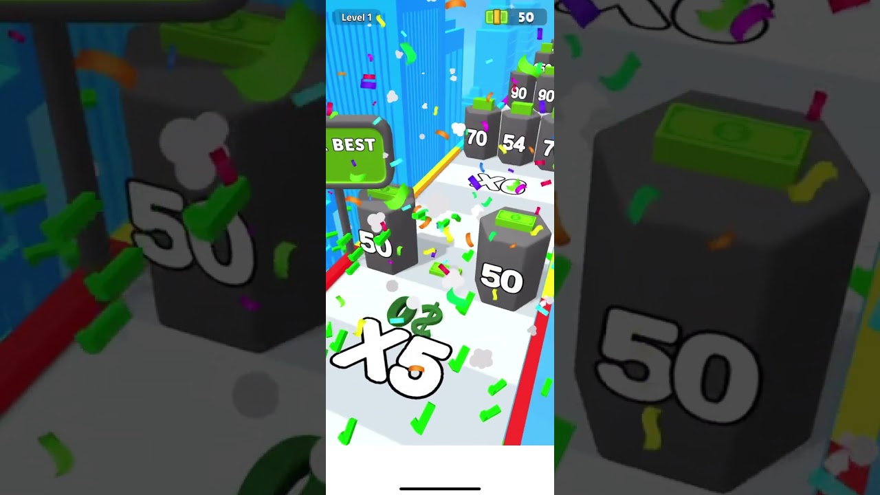 Digit Shooter - Levels 1 ,2 Gameplay Android/IOS