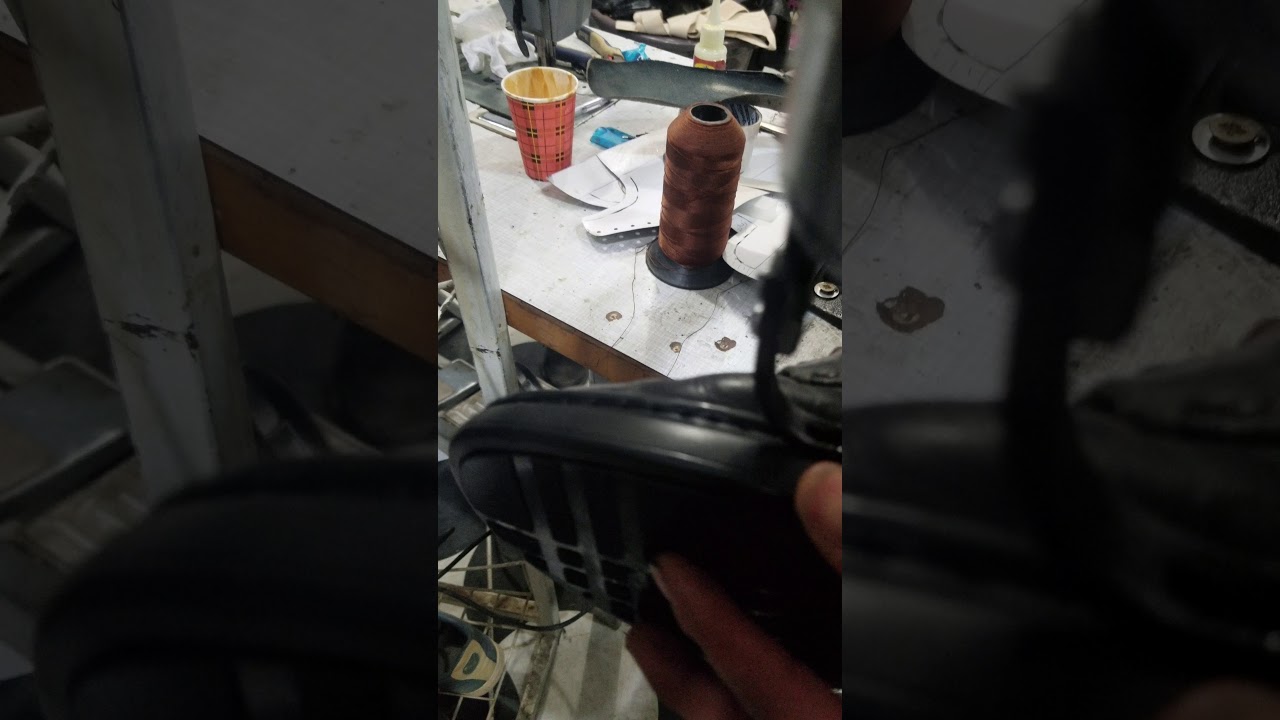 خياطة حذاء بماكنة خياطة الاحذية