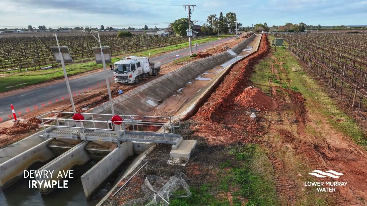 Sunraysia Water Efficiency Project (SWEP) Red Cliffs Channel (Dewry Avenue) Time-lapse