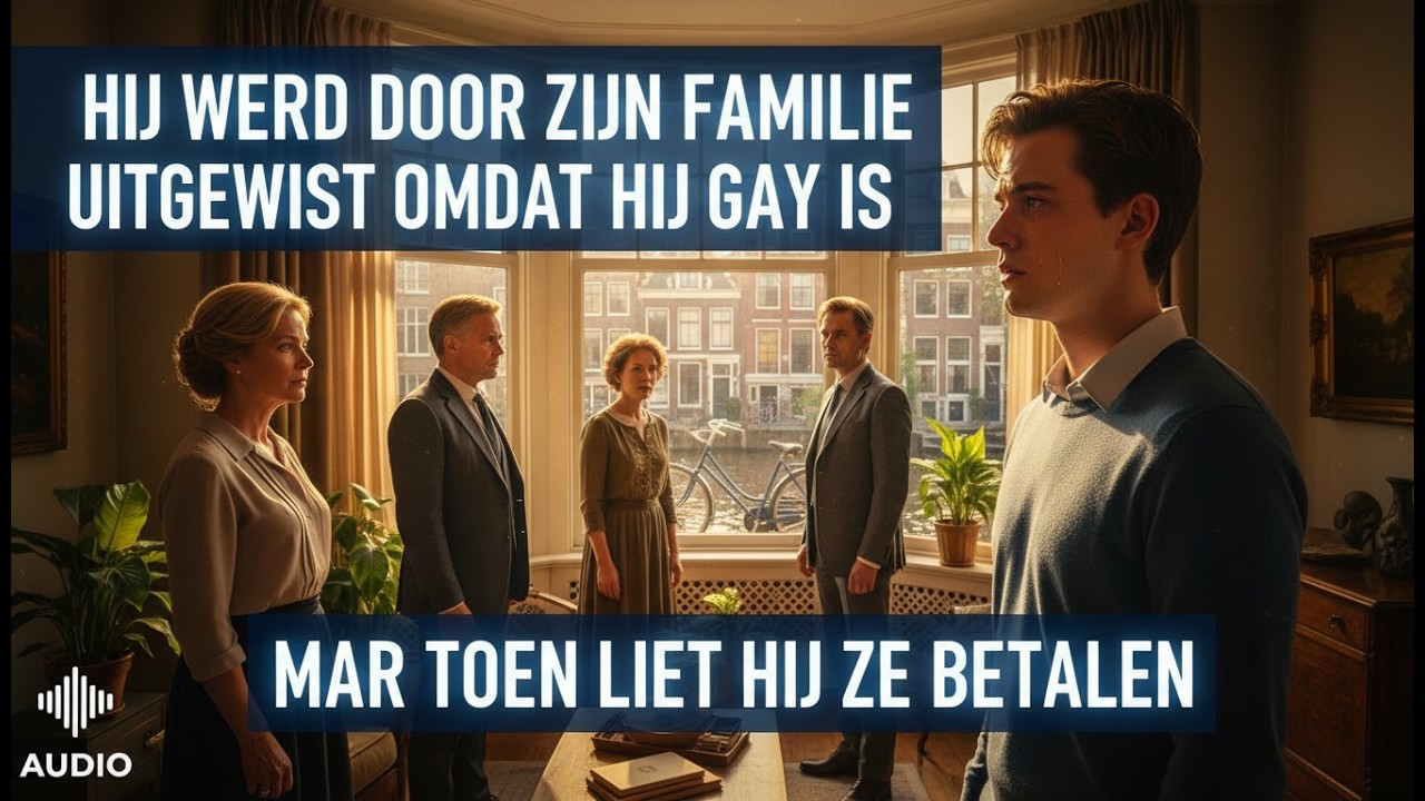 Hij werd door zijn familie uitgewist omdat hij gay is — maar toen liet hij ze betalen