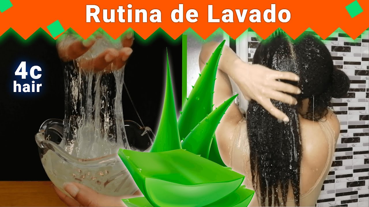Rutina de Lavado de Cabello AFRO CRESPO 2021 con SÁBILA para CRECER EL CABELLO RÁPIDO e HIDRATACIÓN✅