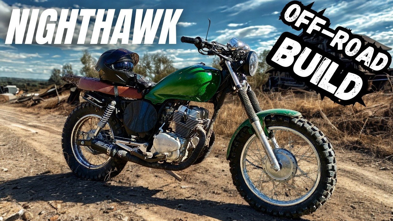The Off-road Honda Nighthawk CB250 is about done