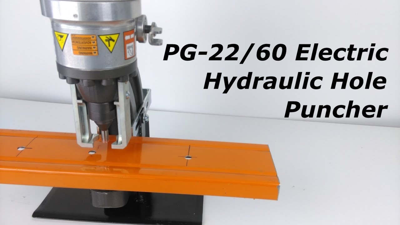 PG22/60 Electric Hydraulic Hole Puncher from Stainelec Hydraulic Equipment