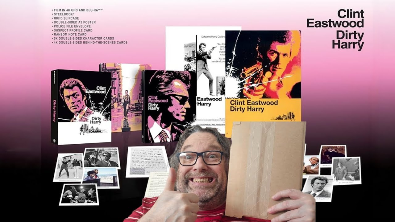Unboxing the Warner Bros 4K UHD Collector's Edition of Dirty Harry