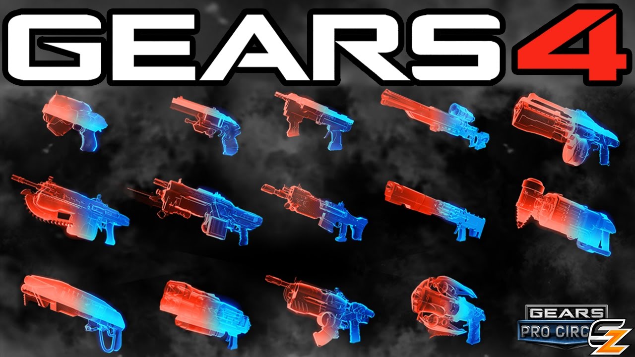 Gears of War 4 - Phantom Weapon Skins & How to Unlock them!