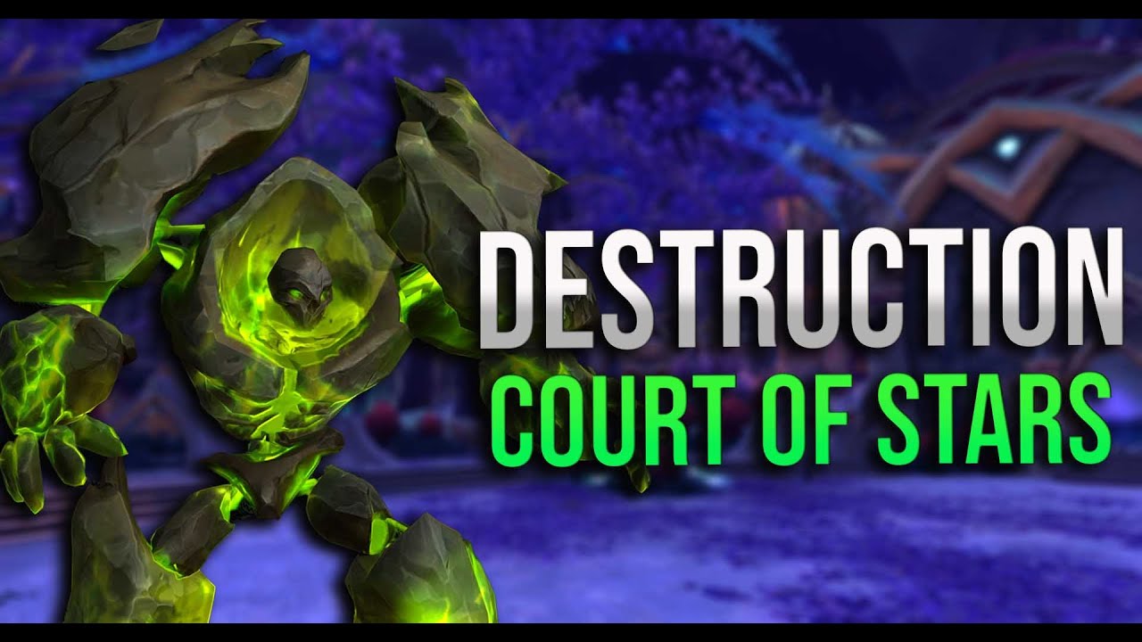 Dragonflight Beta Mythic +12 Court of Stars! Destruction Warlock POV