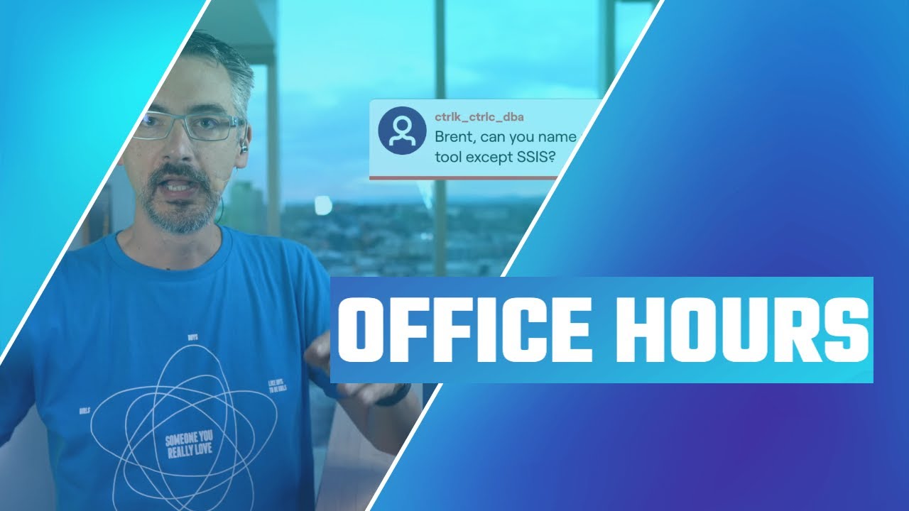 Office Hours: Ask Me Anything About SQL Server