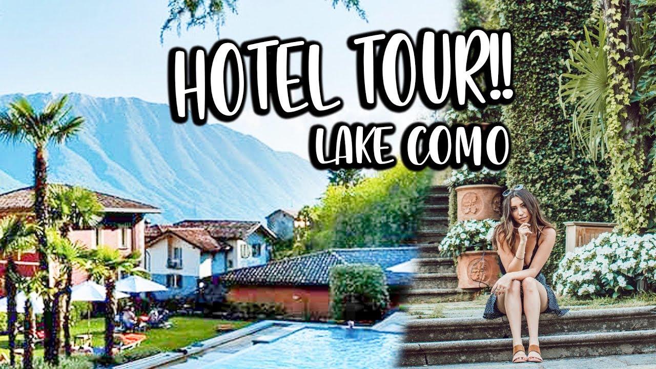 SUPER BOUJIE hotel in Italy! Room + hotel tour in LAKE COMO!!