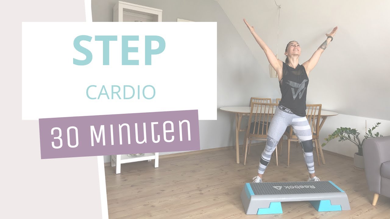 Cardio Step mit Step // EasyStep 3 // Basic+ // 30 Min. // 10.06.20 #homeworkout