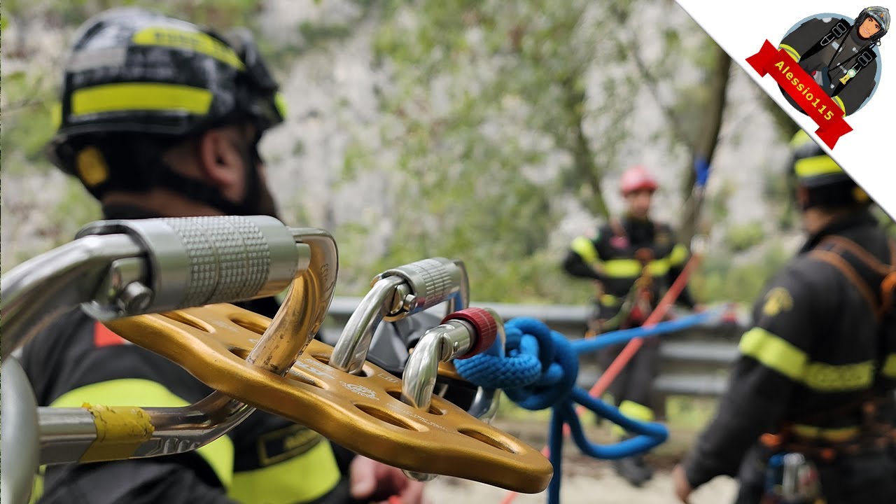 Vigili del Fuoco Corso S.A.F. BASICO Speleo Alpino Fluviale.