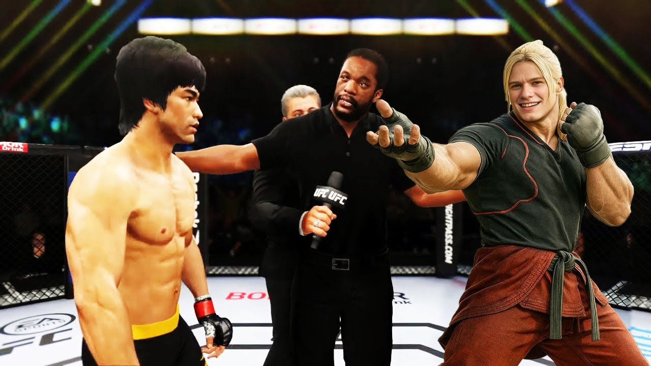 PS5 | Bruce Lee vs. Ken Street Fighter (EA Sports UFC 5)