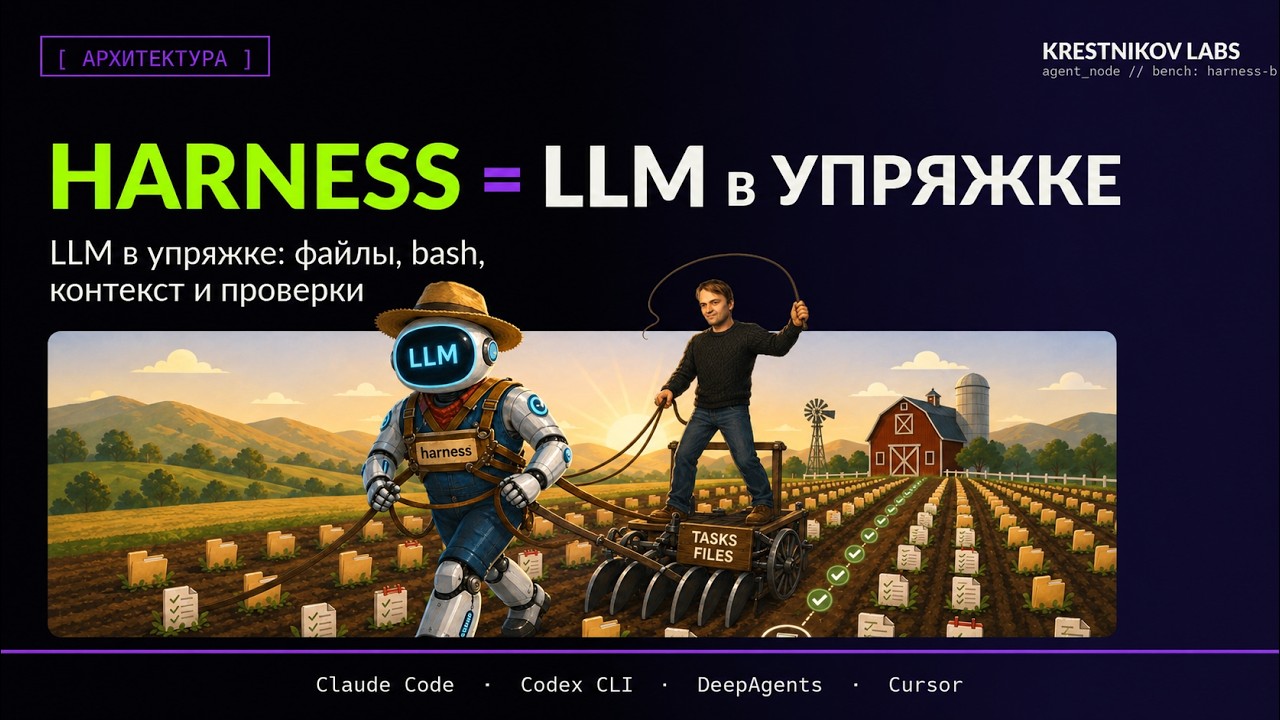 Harness и Ralph Loop: тип AI-агентов, который вытесняет всё остальное
