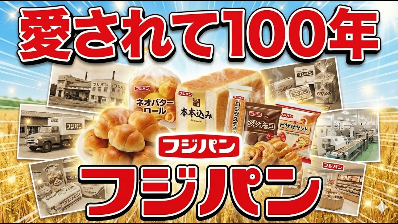 🍞愛されて100年🍞フジパンの歴史と現在を徹底解説😎#0086