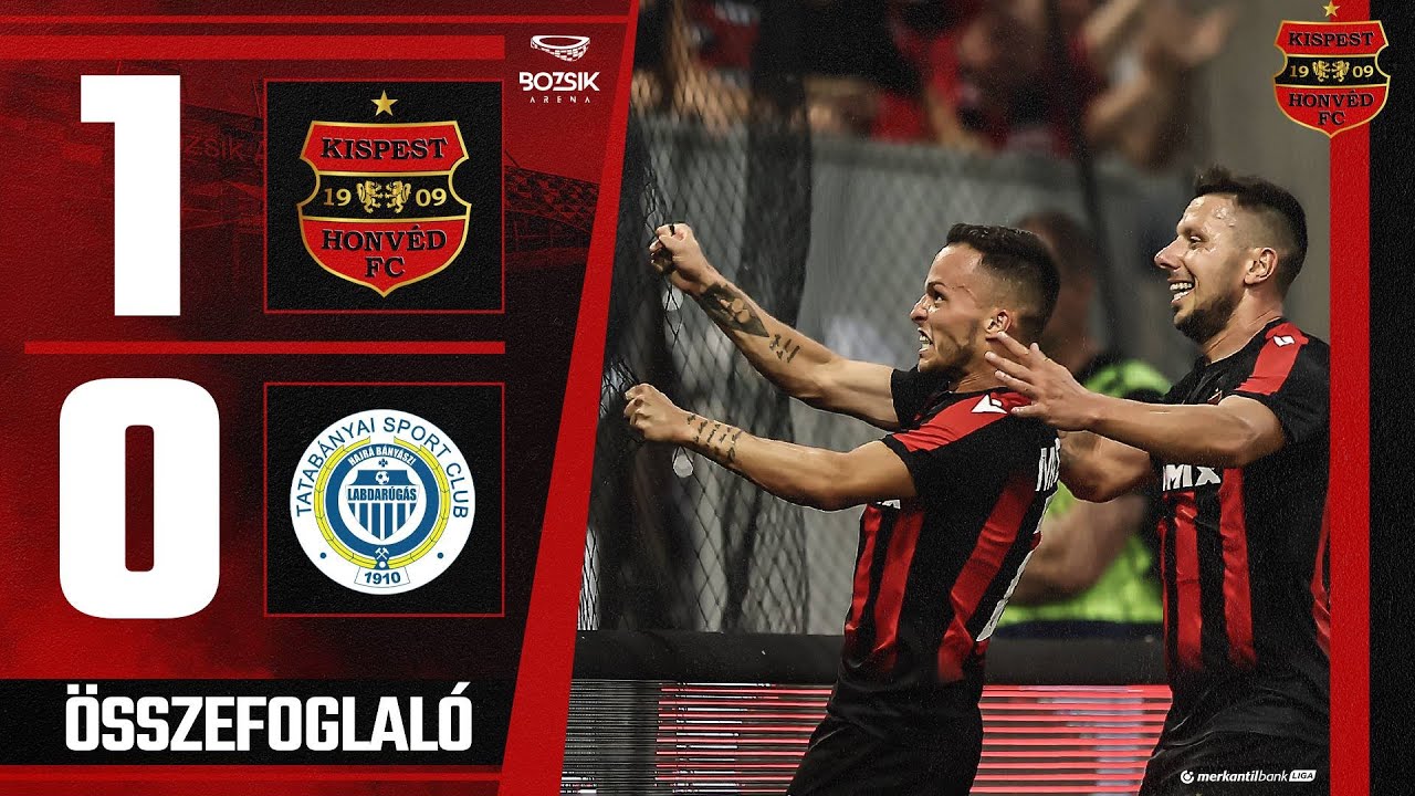 Honvéd–Tatabánya 1–0 (összefoglaló)