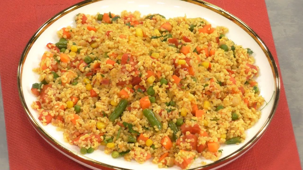 Rreze Dielli -Bollgur me perime nga zonja Albana/ Harrojeni pilafin,kjo pjatë do ju mahnisë në verë