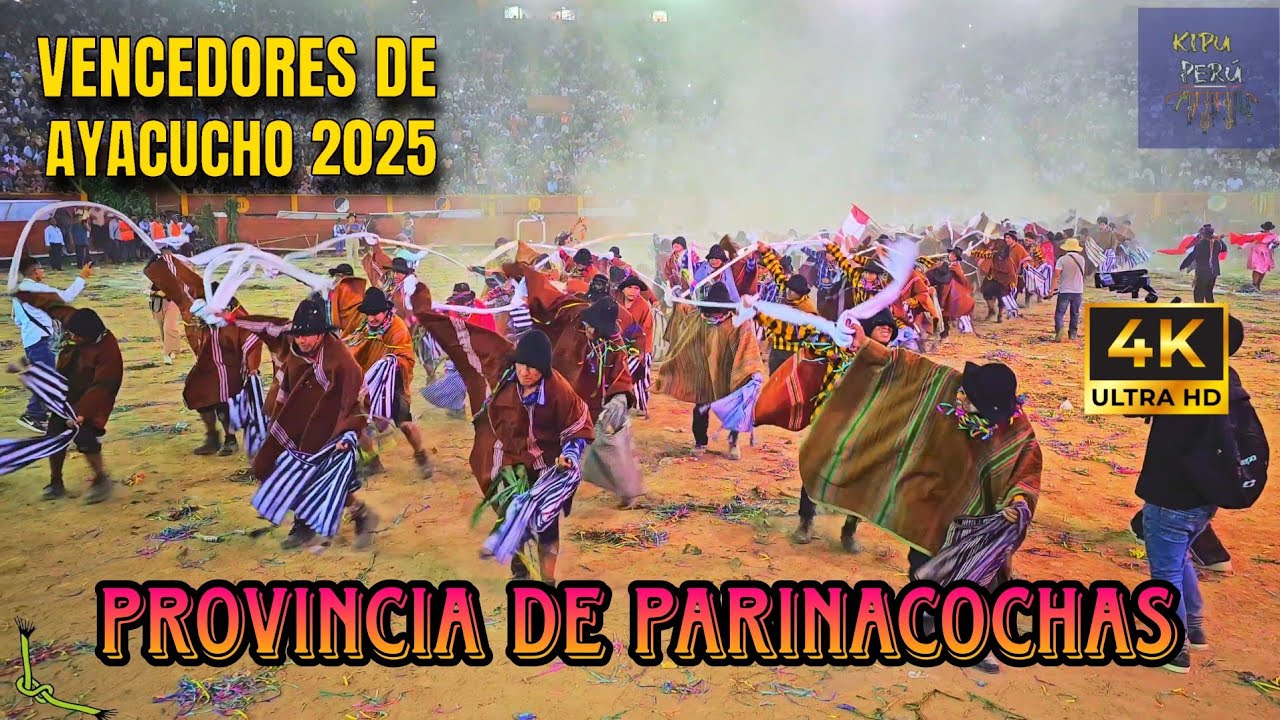 PARINACOCHAS // Carnaval Vencedores de Ayacucho 2025 FEDIPA - Plaza de Acho