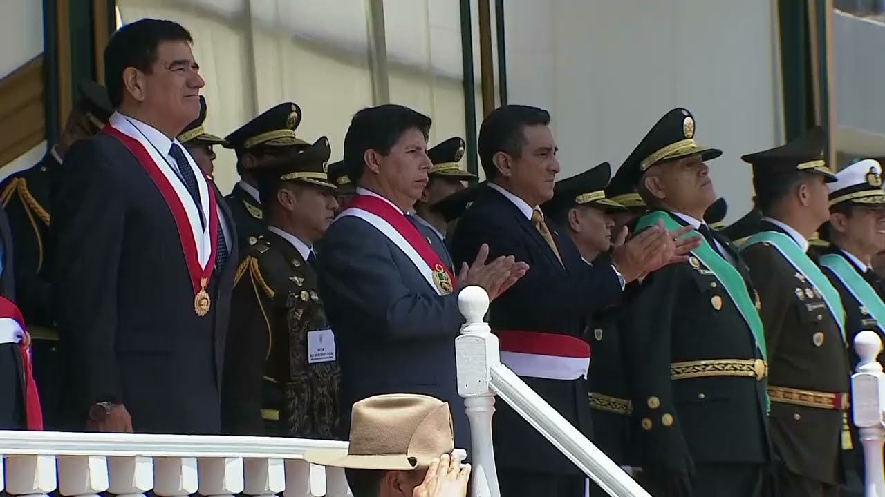 Ceremonia por el 34.° aniversario de la Policía Nacional del Perú