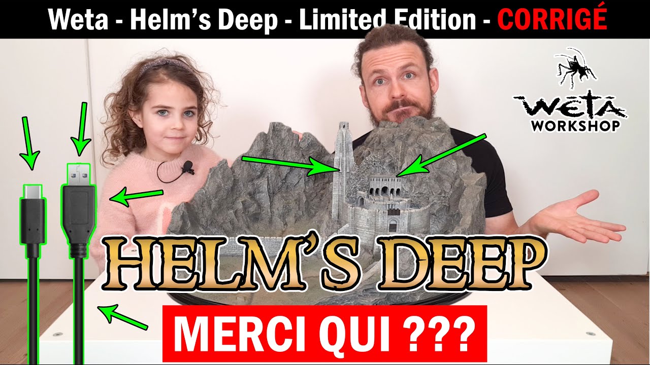 MERCI QUI??? The Helm's Deep par Weta revu et corrigé! UNBOXING / 360°