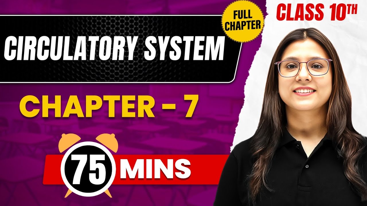 CIRCULATORY SYSTEM In 75 Mins | Complete Chapter Mind Map | Class 10 ICSE BIOLOGY