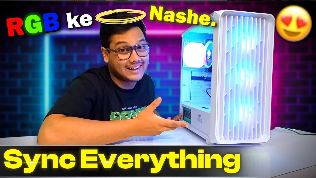 How to Sync All RGB Fans & Lights in Gaming PC through Software and Button🌈