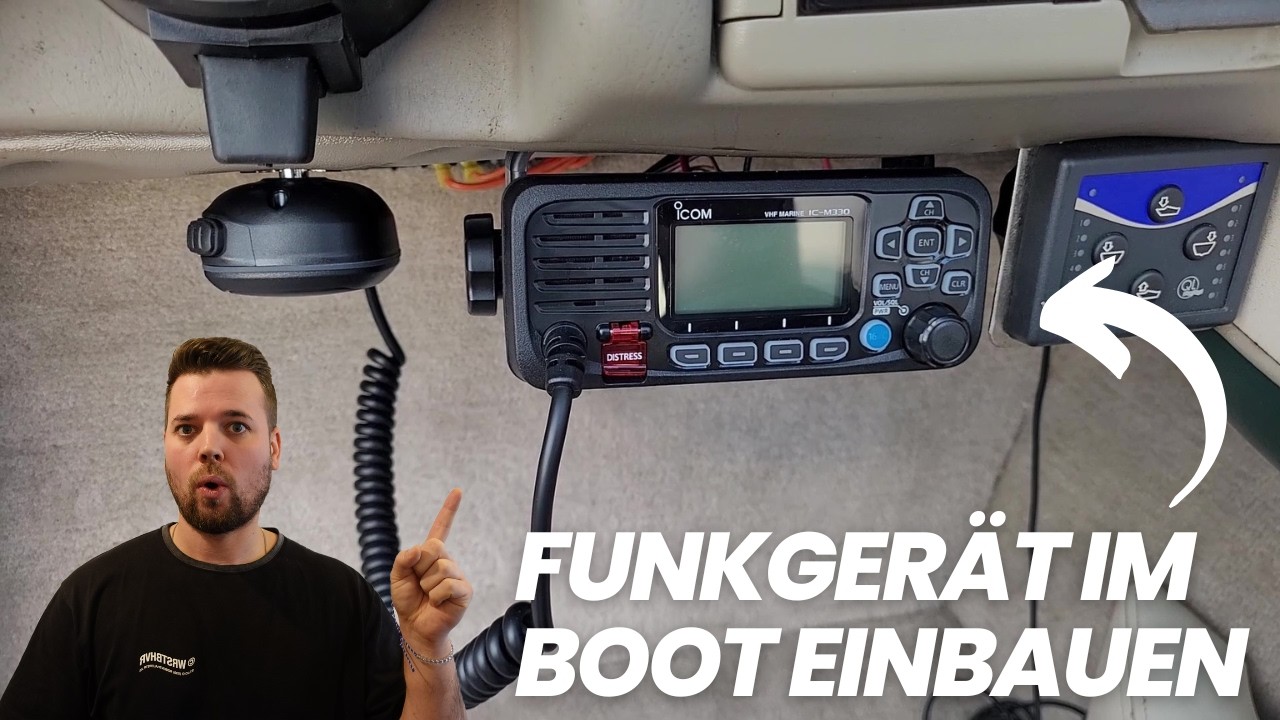 Mit wenigen Handgriffen Funkgerät im Boot einbauen | ICOM M330 GE