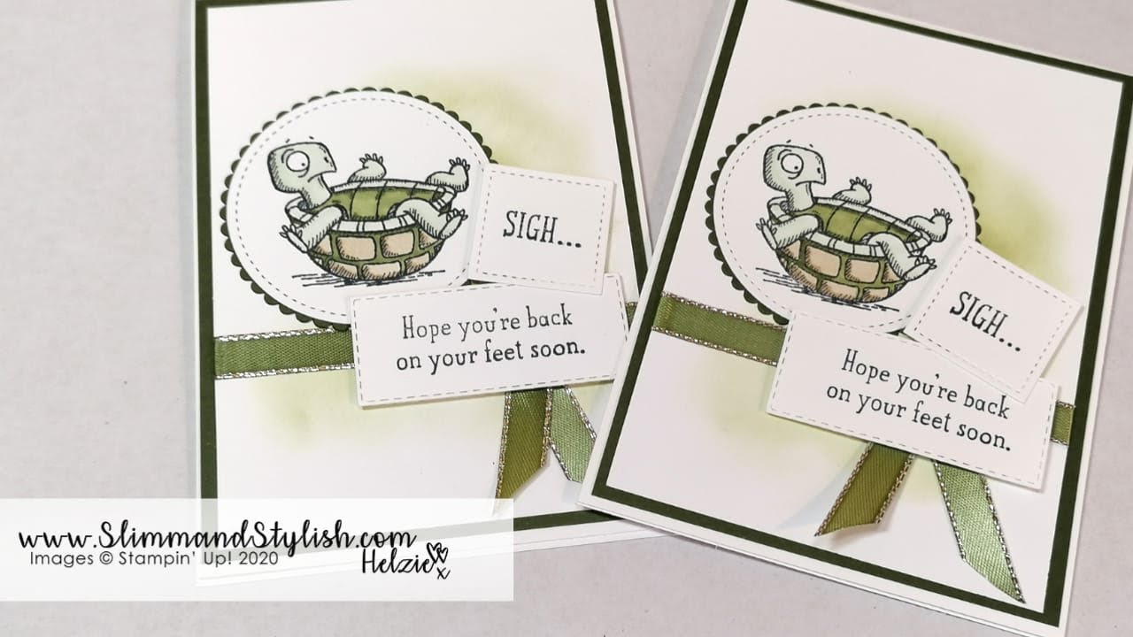 Get Well Card ft. Stampin' Up! Back on Your Feet