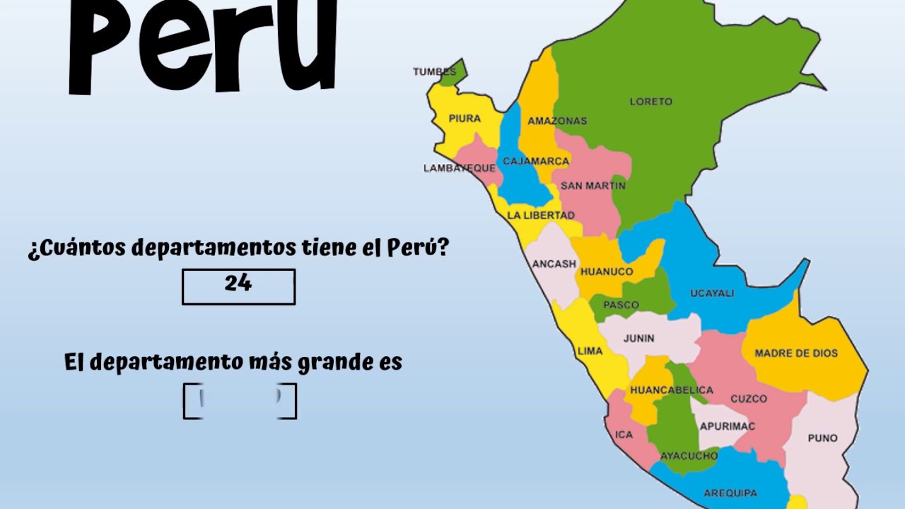 Departamentos del Perú