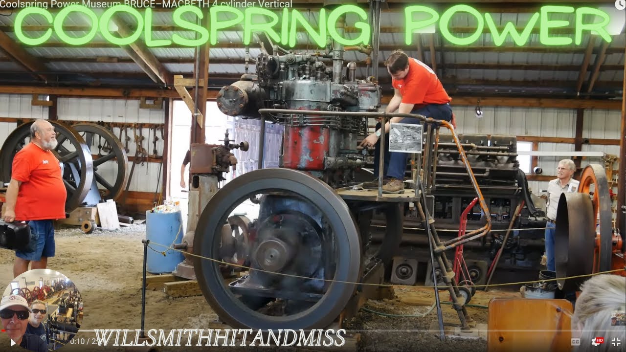 Inside Look: BRUCE–MACBETH 4 Cylinder Vertical Engine