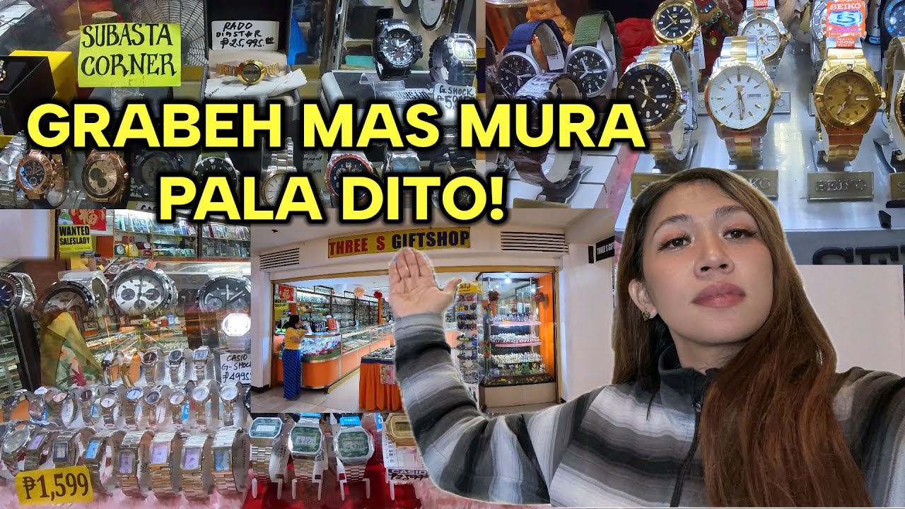 MURANG BILIHAN NG RELO SA CUBAO | ORIGINAL SEIKO, CASIO AT RADO WATCHES