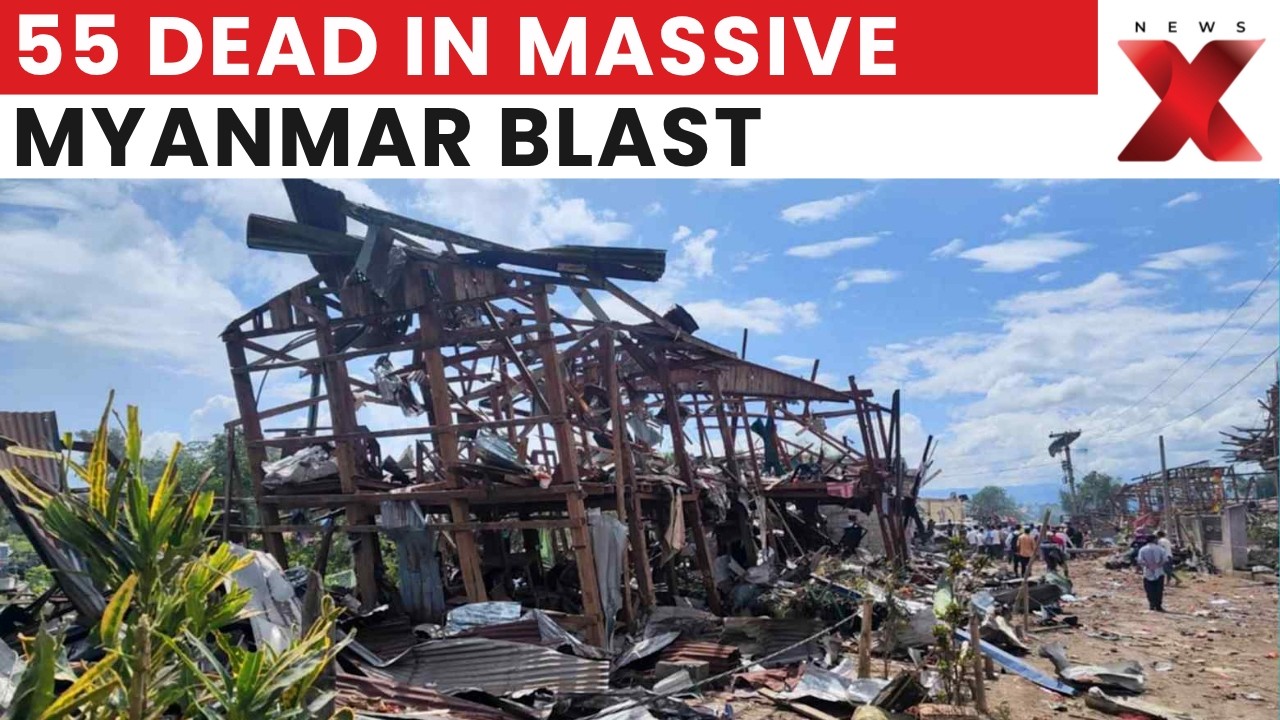 Myanmar Blast Kills 55 Near China Border, Dozens Injured as Rescue Efforts Continue | NewsX