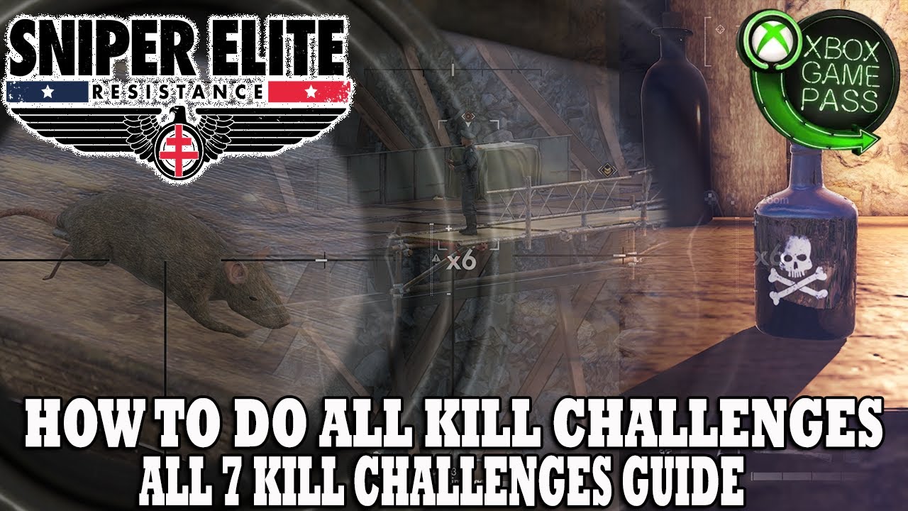 Sniper Elite Resistance | How to Do All Kill Challenges | All 7 Kill Challenges Guide