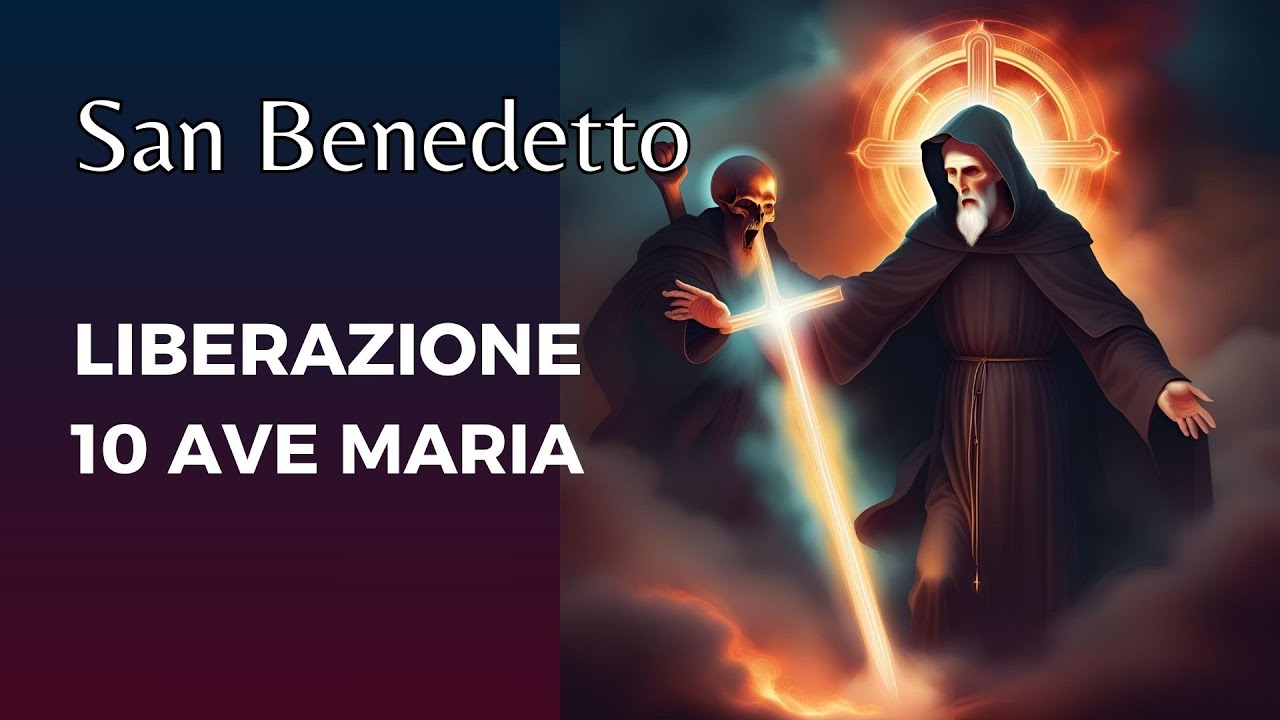 SAN BENEDETTO ☦️ PREGHIERA DI LIBERAZIONE🌹Decina del SANTO ROSARIO