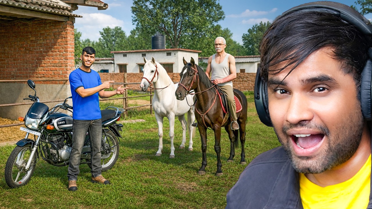 I BOUGHT HORSES FOR MY FIELD IN MY INDIAN VILLAGE..