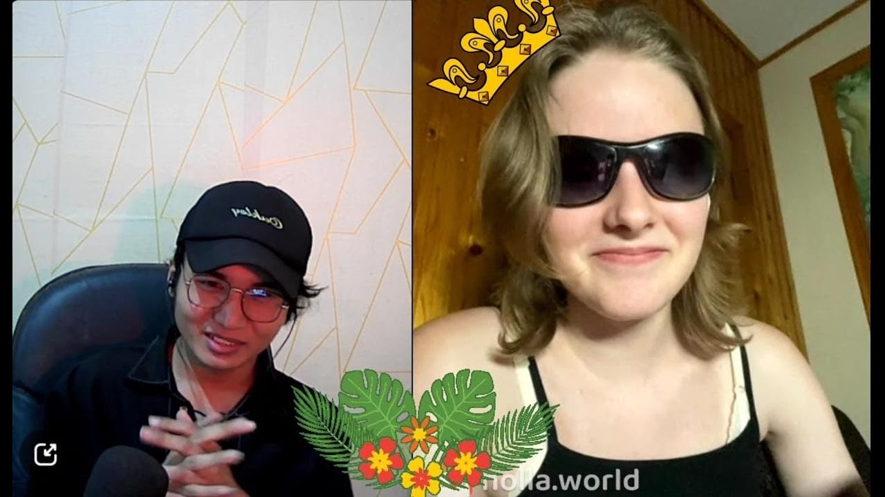 BULE CANTIK INI SANGAT AGRESIF | PART II | HOLLA | OME TV | OMEGLE