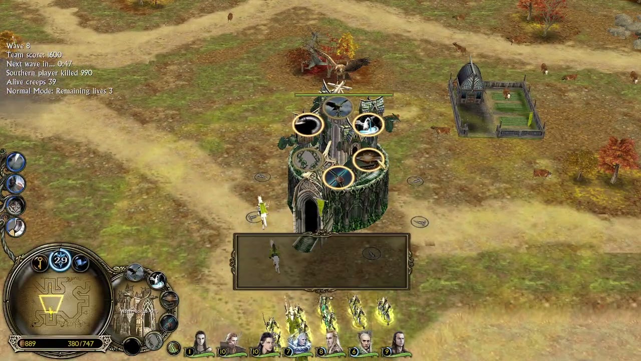 BFME 2 Bos Primigenius Taurus (Cow) map Normal Level with Elves