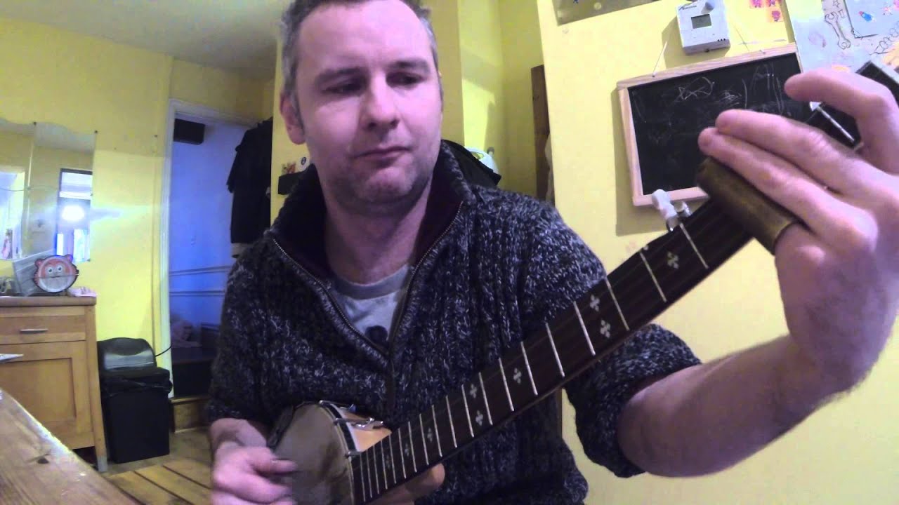 John Dowling Slide Banjo - Whelk Bone