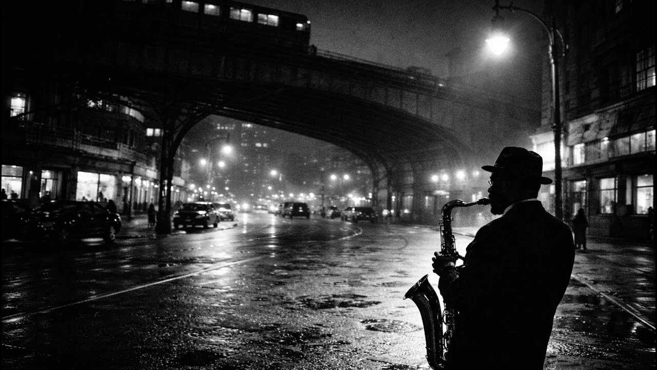 Slow Noir Jazz for Late Night Focus | Dark Instrumental Mix