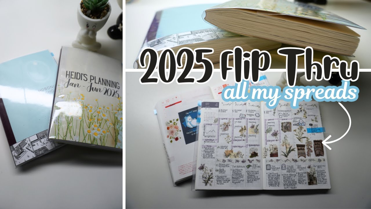 2025 Hobonichi Cousin Flip Thru  | Functional & Minimalistic Spreads