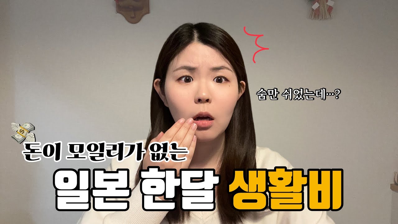 [🇯🇵도쿄직장인]돈이 왜 안 모일까?💸 일본 직장인의 현실적인 한달 지출 공개