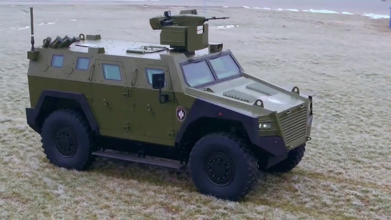 Milos armored multi-purpose combat vehicle 4x4