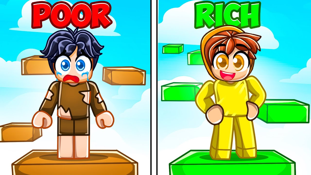 POOR vs RICH Obby in Roblox!