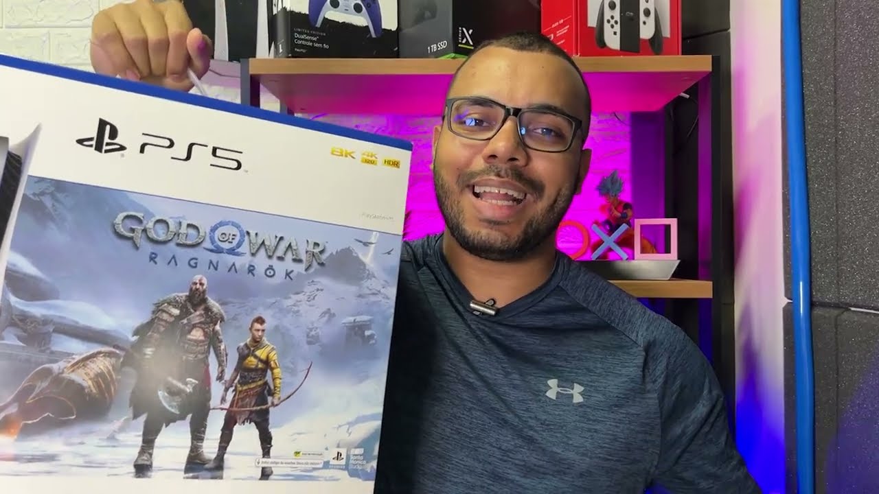 PLAYSTATION 5 BUNDLE GOD OF WAR RAGNAROK CFI-1214A | UNBOXING E IMPRESSÕES DO PS5 EM 2023