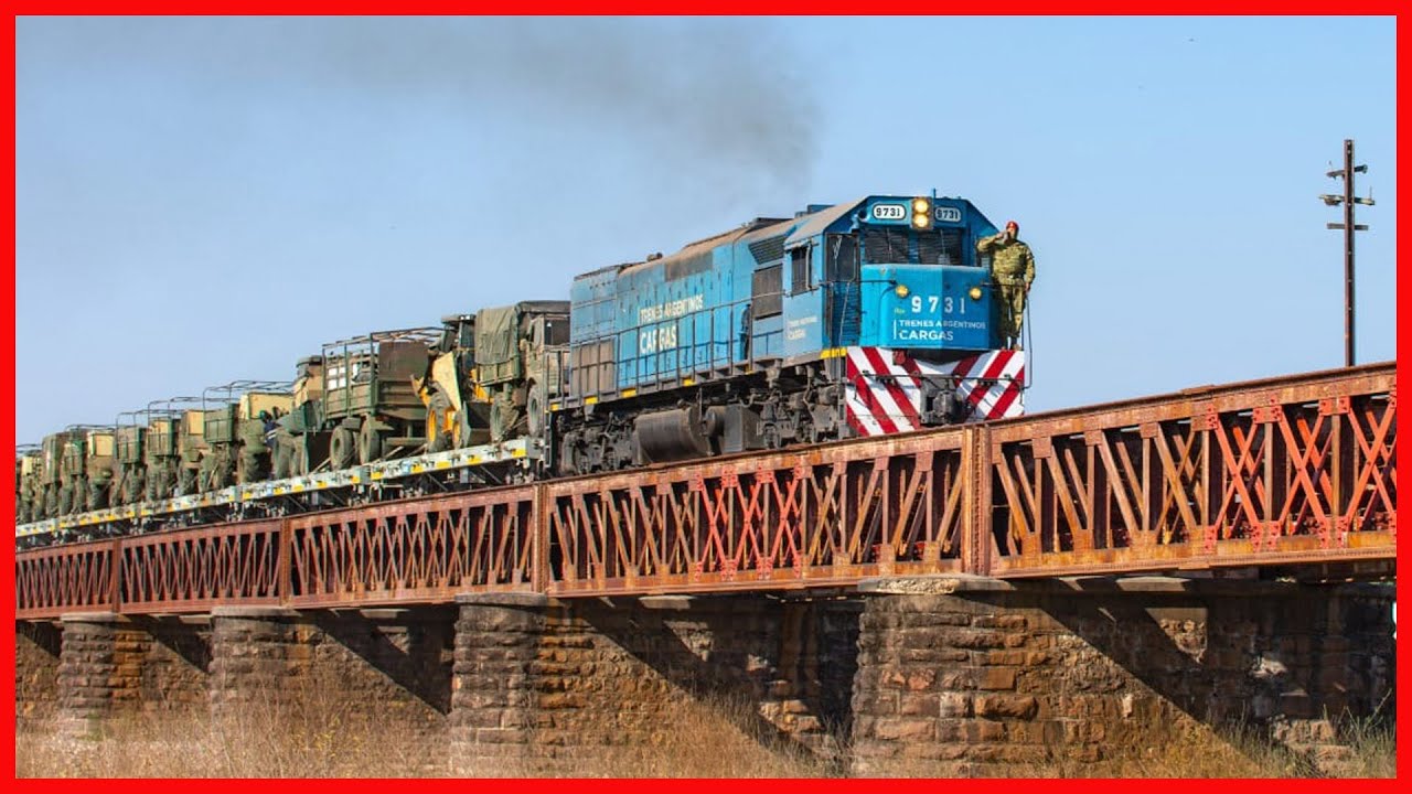 Máquinas de GUERRA sobre Rieles!!!! El Tren Militar Argentino en Acción