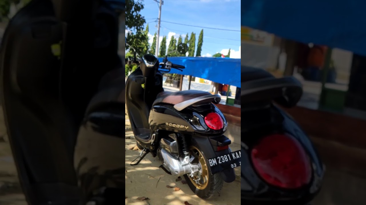 Modifikasi Simpel Scoopy 2021 Prestige Black