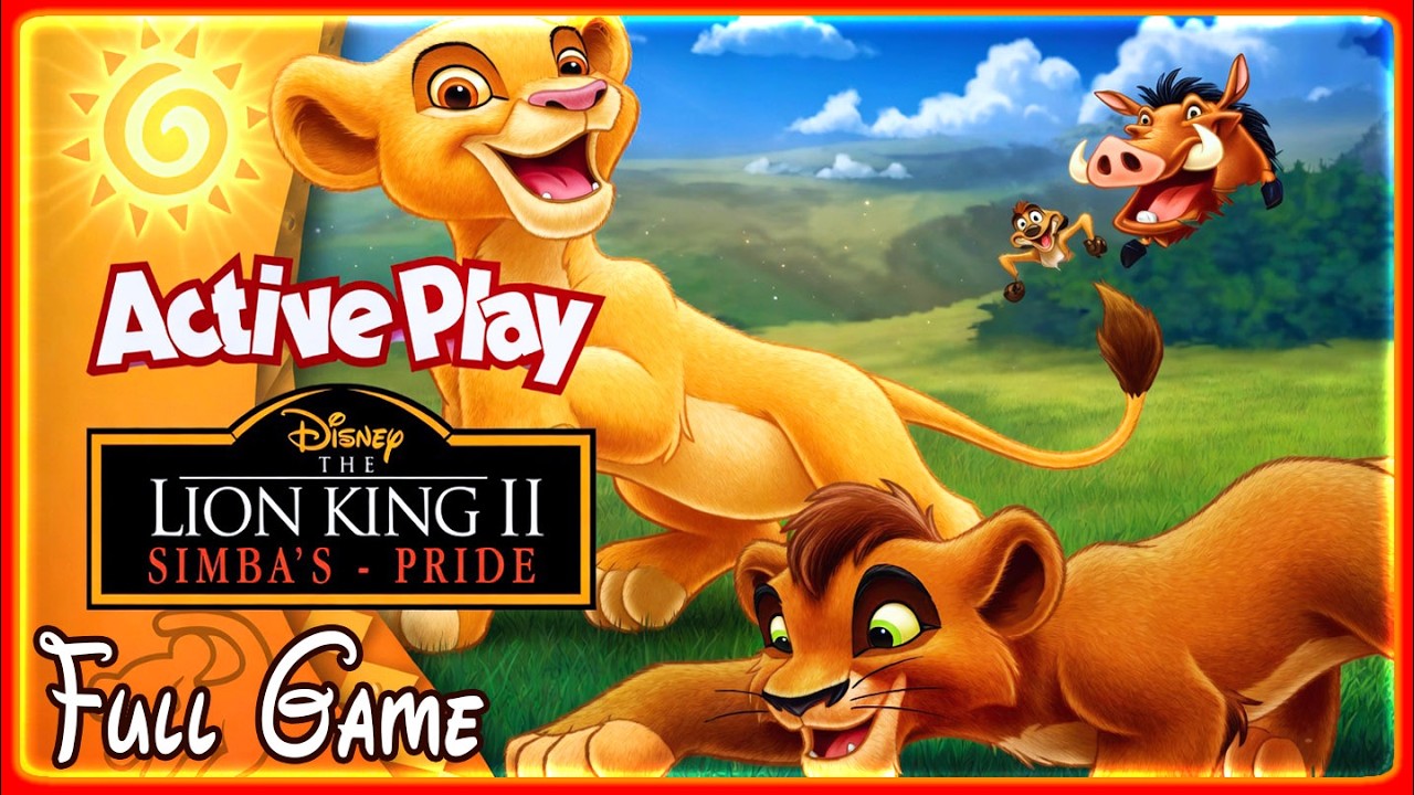 Disney's The Lion King II: Simba's Pride - Active Play Full Game Longplay (PC)