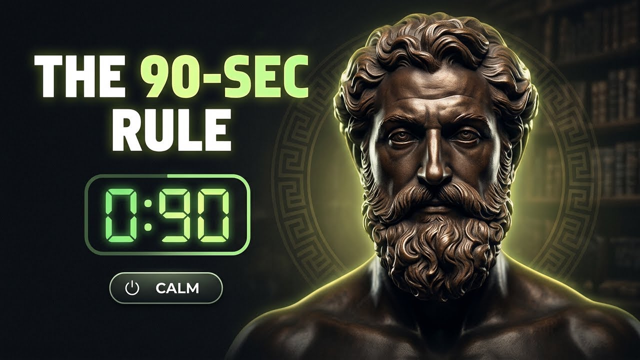 The 90-Second Rule That Ends Emotional Weakness Forever | Stoicism