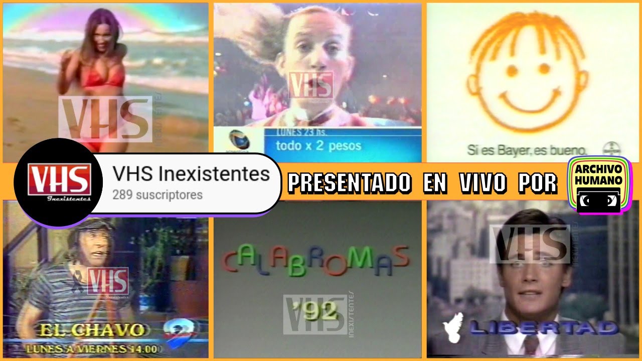 Tandas de VHS Inexistentes en VIVO - #ArchivoInvitado