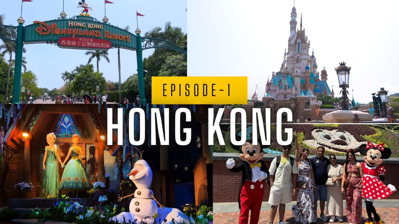We Spent a Full Day at Hong Kong Disneyland… Here’s What Happened! Rides, Castle & Disney Magic! 🎡👀