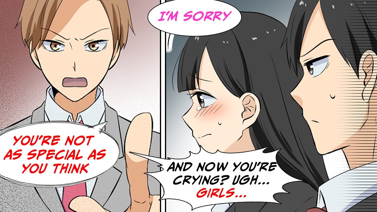 I talk back at a job interview after an applicant gets picked on for being a girl… [Manga Dub]